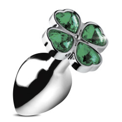Booty Sparks Plug bijou Lucky Gem Trèfle 9 x 4 cm